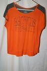 Majestic medium orange gray Denver Broncos short sleeve thin t shirt — photo 1