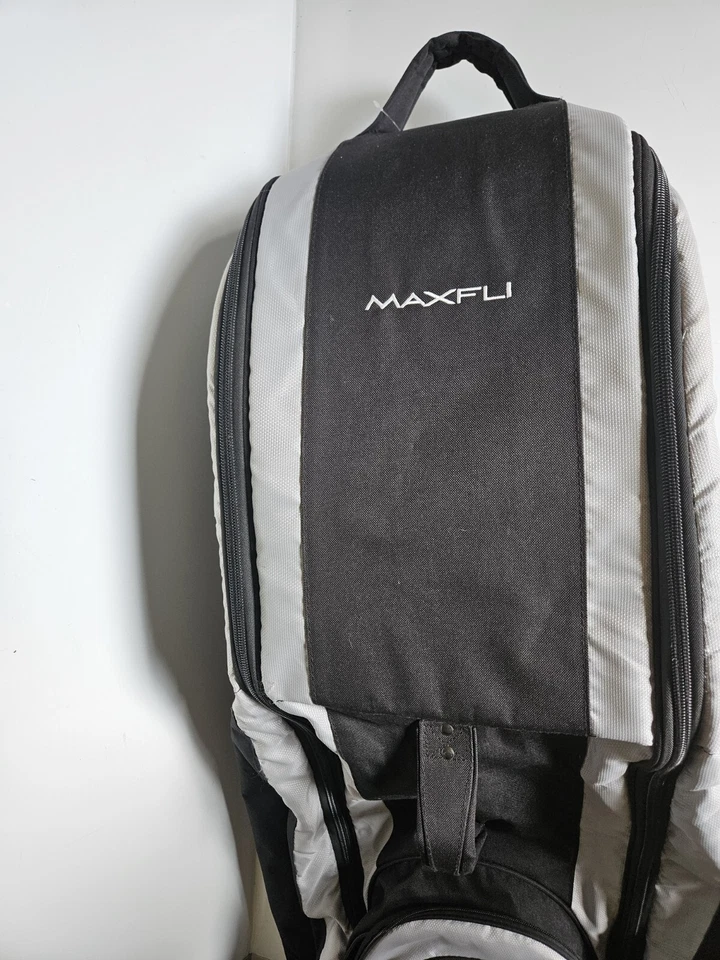 Bolsa de golf Maxfli Large Tour Travel Rolling con ruedas - negra Foto 2 de 4