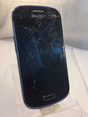 Samsung Galaxy S3 mini entsperrt schwarz Android Smartphone gesprungen unvollständig