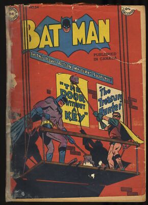 Batman #54 Incomplete See Description Bob Kane Art Robin! DC Comics 1949