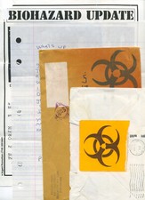 BIOHAZARD Band Fan Club Newsletter Letter Artifacts Correspondence 1989 1990