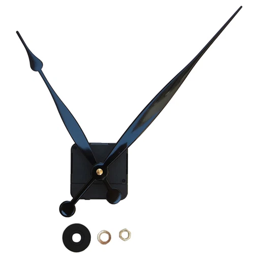 Black HR1688-28 Mechanism Quartz Wall Clock Movement Repair Kit Long Hand - Picture 10 of 11