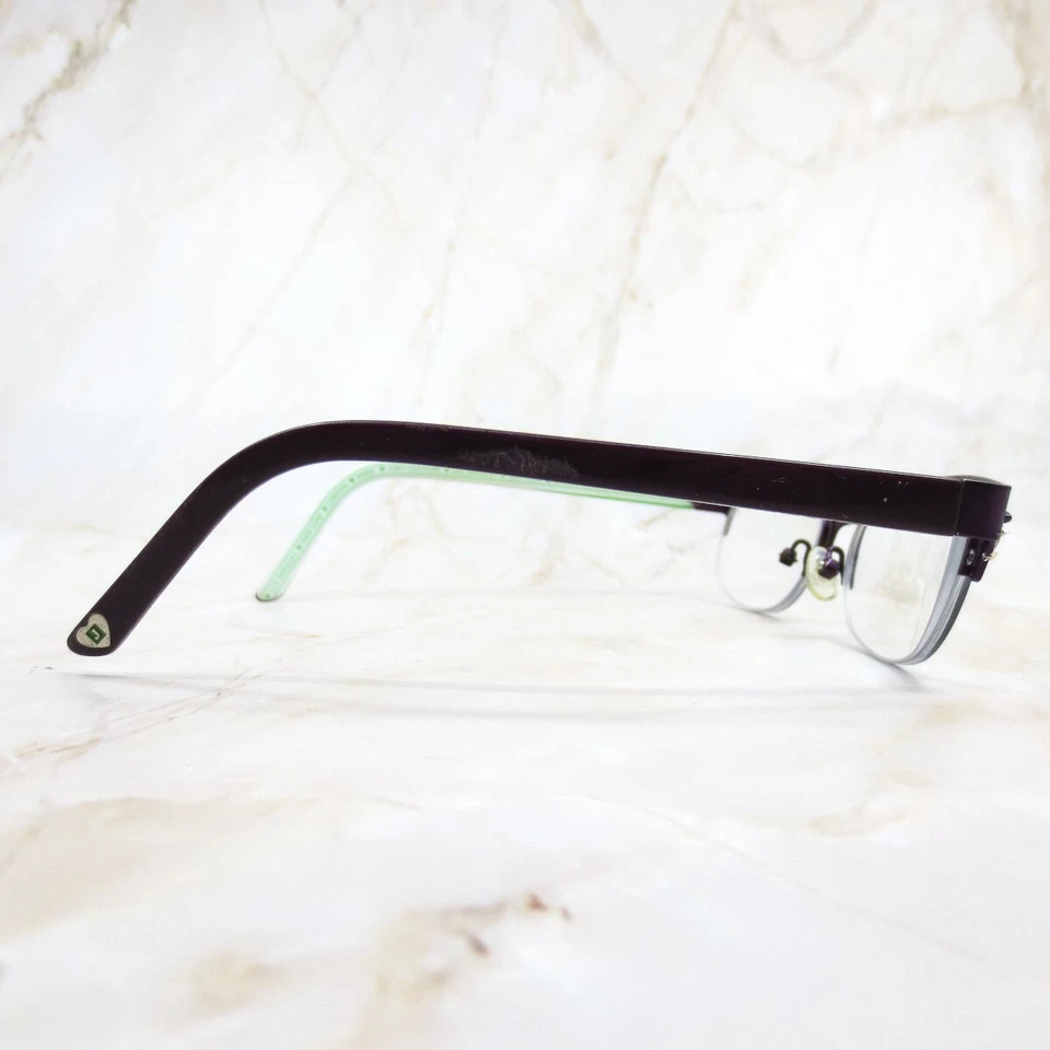 Juicy Couture Eyeglasses Frame JU108-0JJQ Womens Purple Metal Half Rim 49-19-130 Foto 3 de 4