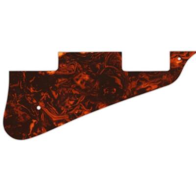 USA CUSTOM PICKGUARD für EPIPHONE  LES PAUL  STANDARD - 4 Ply PG FAUX TORTOISE