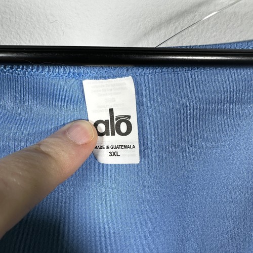 Mens Alo Yoga Triumph Tank Top Sky Blue Size 3XL - Picture 2 of 4