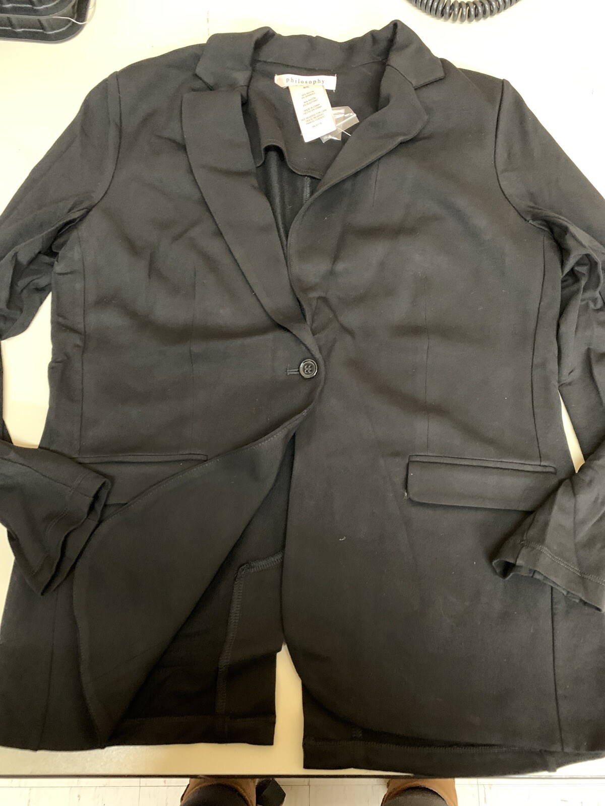 Philosophy Ladies Casual Blazer Black 