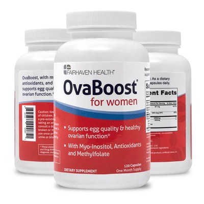 Fairhaven Health OvaBoost -Female Fertility Support -Myo-Inositol, Folate, CoQ10