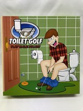 New Toilet Golf Game Play While You Sit Prank Funny Gag Gift Hilarious