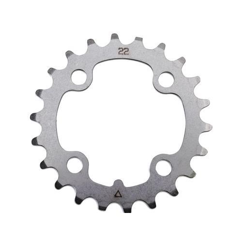 Plateau VTT 22 dents acier d.64 pour réparer la transmission d'un vélo de randonnée