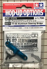 Tamiya RC TT-02 Aluminum Steering Bridge in Blue  54575