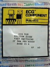 ECG518 / CROSSES TO NTE518 / SILICON DIODE / 2 PIECES  qzty 