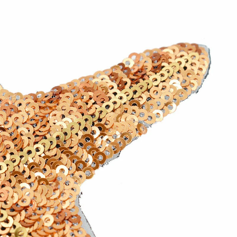 Sequins Starfish Shell Patches Sewing Applique DIY Clothing Decor Accessories - Image 4 of 4