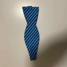 the tie Bar MEN'S BOW TIE Blue/striped Width: 2.75" Length: 13.3/4-18.1/2"
