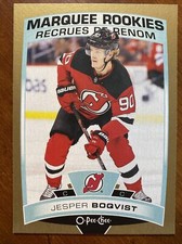 2019-20 UD Series 2 Hockey Gold Parallel SP Opee Chee 649 Jesper Boqvist