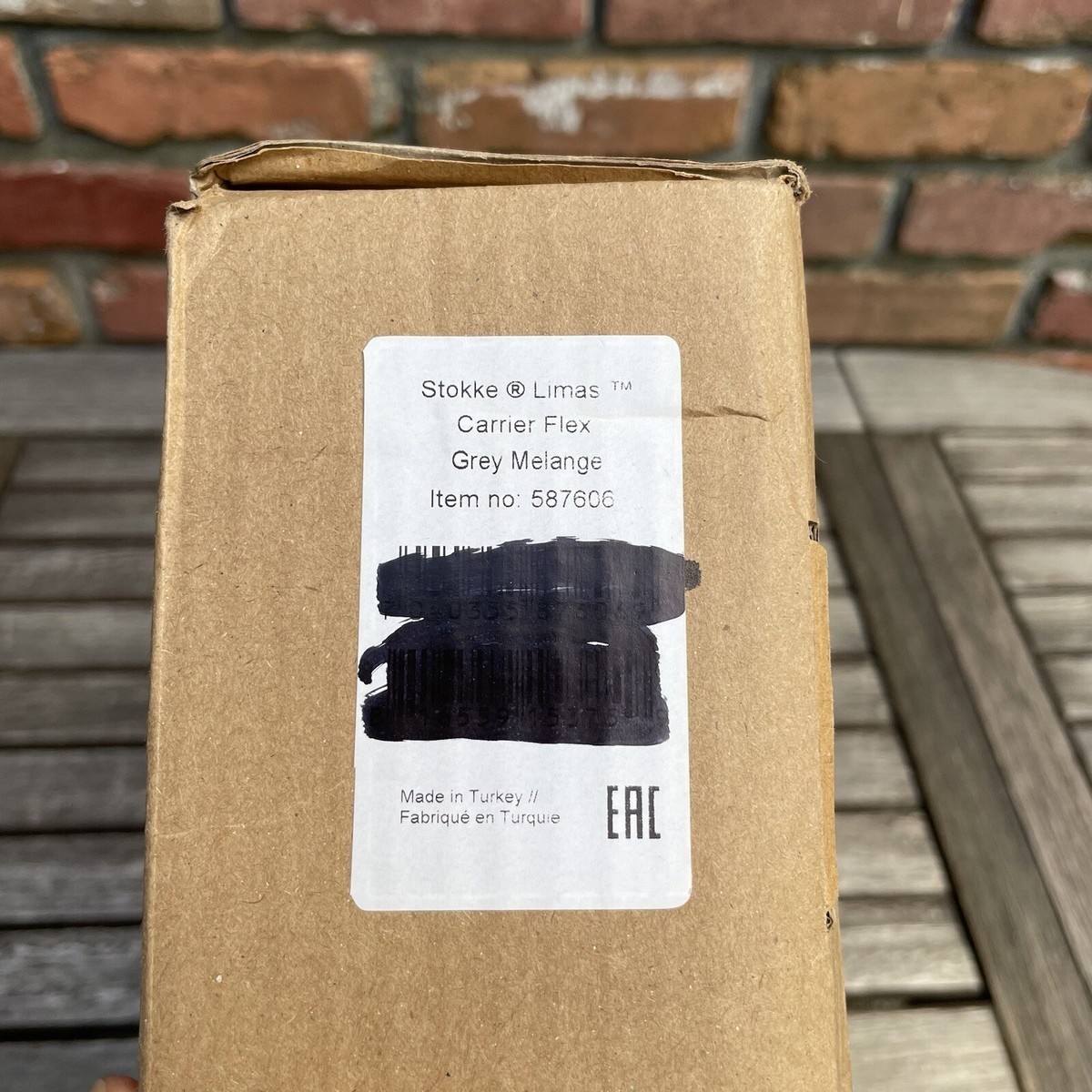 Pottery Barn Kids Stokke Limas Baby Carrier Flex Grey Melange OB NIB