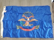 Vintage Dettra Nylon State Flag - North Dakota, 2'x3' DURA-LITE Made In USA