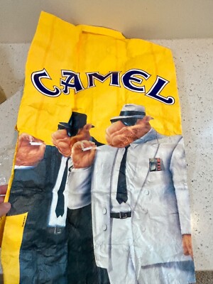 NOS in Pkg  JOE CAMEL Cigarettes Graphic Track Tyvek Jacket Size EXTRA LARGE XL