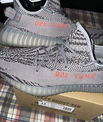 Adidas Yeezy Boost 350 V2 Beluga 2.0 Grey Orange Sz 13 AH2203 Bred Oreo Zebra Sb | eBay