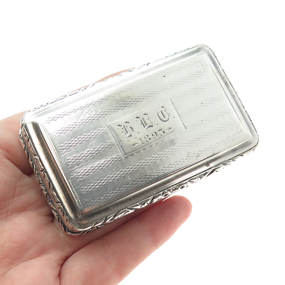 彫刻・オブジェ Vintage London Hallmark 1984 Pill Box Vintage London Hallmark 1984 Pill Box