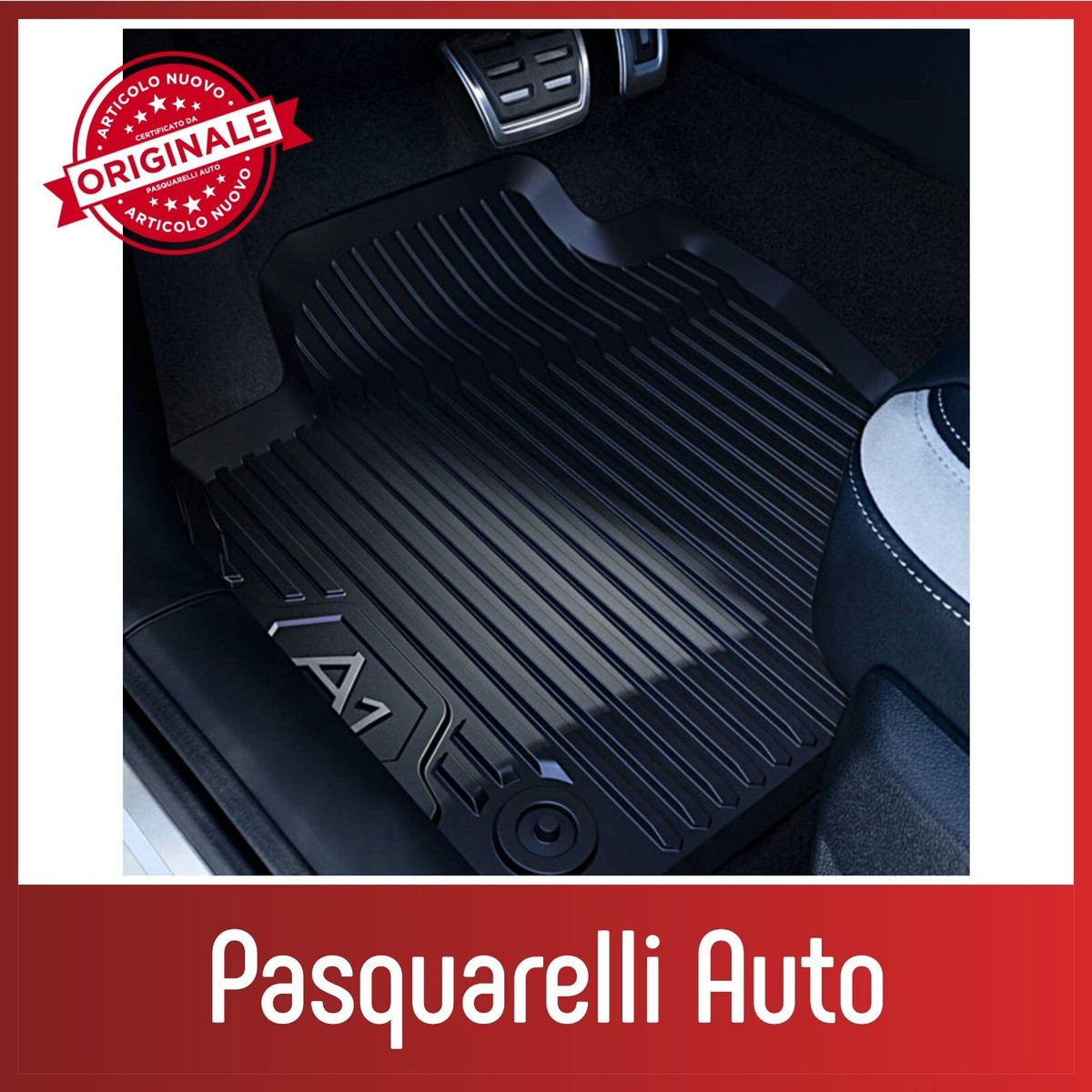 Tappetini Auto Per Audi 100 200 C2 Tipo 43 Anno 1976-1982 Blu