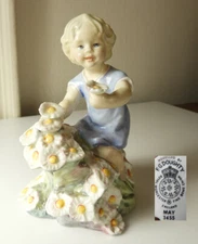 Royal Worcester MAY 3455 Months of the Year Figurine, F.G. Doughty, Exc !