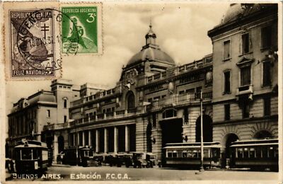 Postcard AK ARGENTINA BUENOS AIRES Estacion F.C.C.A. (787810)