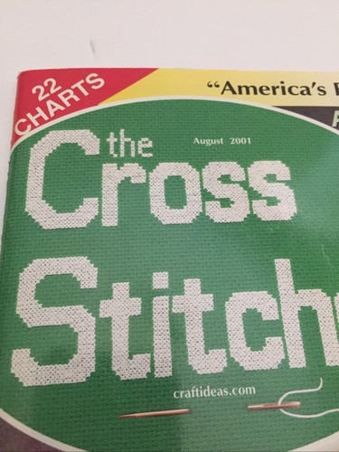 Revista The Cross Stitcher agosto 2001 22 cartas-gallo momentos preciosos etc. - Imagen 3 de 5
