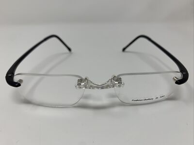 Fashion Gallery Eyeglasses Frame XL100 FGXL06 C3/C4 50-19-140 Black S756