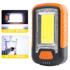 COB LED Arbeitsleuchte Akku Magnet Werkstattlampe Handlampe Stablampe USB-C New.