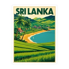Sri Lankan beautiful sticker