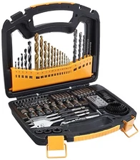 Comprehensive 100-Piece Drill & Driver Multi-Bit Set in Alloy Steel Storage Case