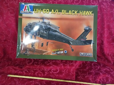 Rare sealed vtg ITALERI 1/35 SIKORSKY UH-60 A/L BLACK HAWK 6430 model helicopter