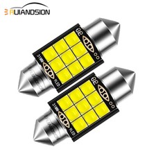 2x Ruiandsion Festoon 31mm De3175 Led Car Interior Dome Map Bulb Lamp 12v White