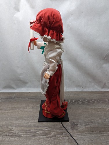 Vintage Mrs. Santa Claus Display Arts Animated Illuminated Christmas Figure 24" - Picture 4 of 10