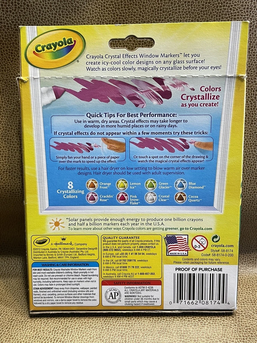 Crystal effect window marker deals