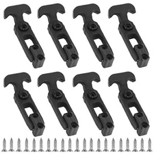 Creatyi 8 PCS Rubber Flexible T-Handle Draw Latchesfor Tool BoxCooler Golf Ca...