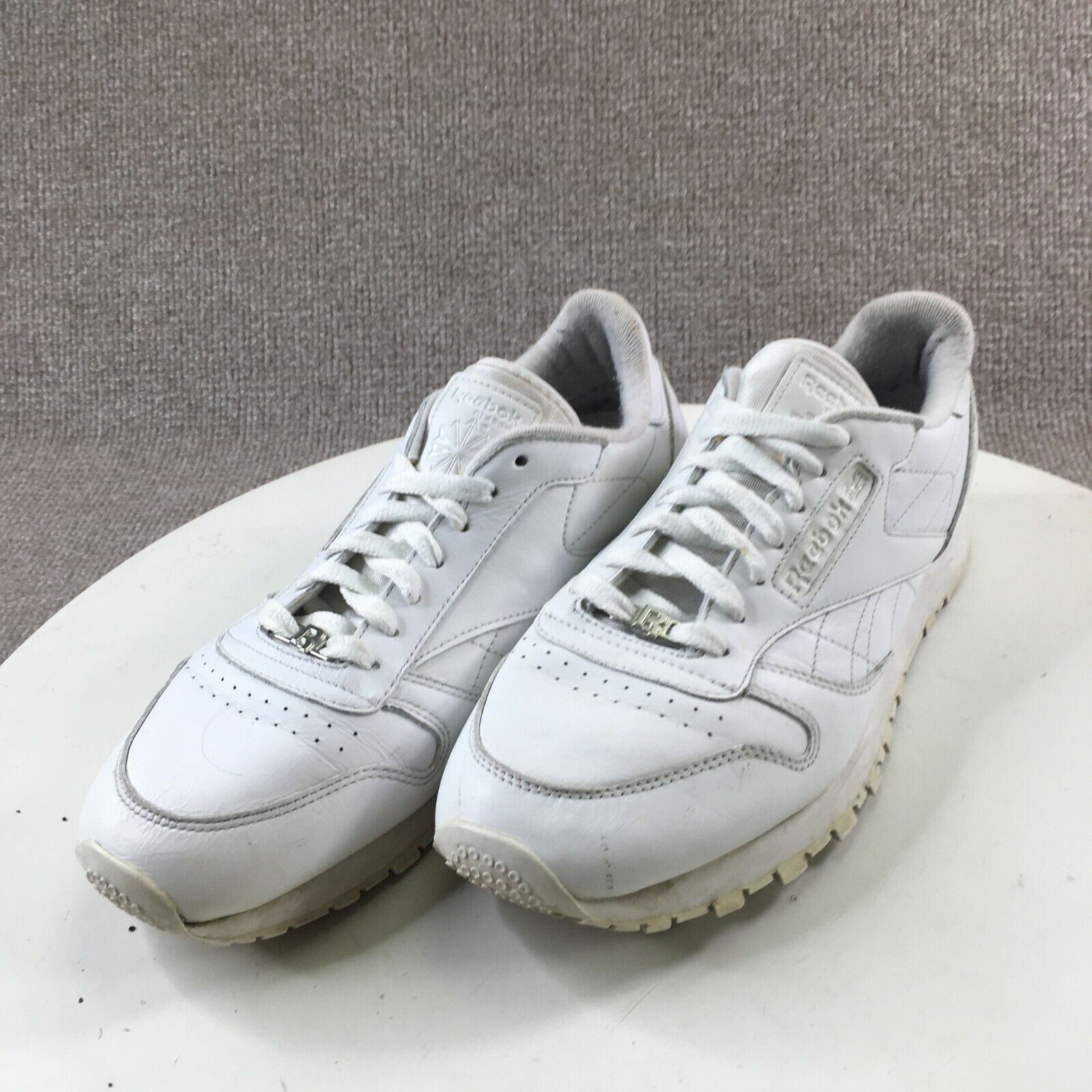 SAOLA Sneakers Reebok uomo 8 5 bianche classiche casual comode da passeggio stringate #2168