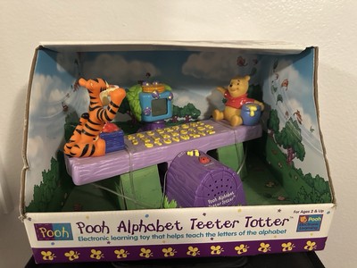 Vintage Disney Pooh/Tigger Alphabet Teeter Totter Electronic Toy ORIGINAL BOX