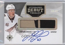 2016 Ultimate Collection Debut Threads Tier 1 89/99 Lawson Crouse Patch Auto 0a1