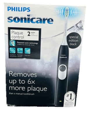 Philips Sonicare 2 Series Plaque Control Special Edition Black Toothbrush SEALED
