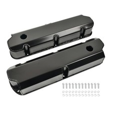 Fabricated Black Tall Valve Covers For 1962-1985 Small Block Ford Sbf 302 351w Fabricated Black Tall Valve Covers For 1962-1985 Small Block Ford Sbf 302 351w