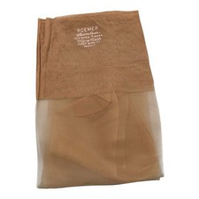 Vintage Roemer 400 Needle Micro Mesh Seamless Stockings Light Beige Size 8 1/2