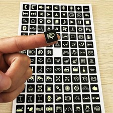 Universal Luminous Sticker Car Interior Panel Button Switch Decal Accessories Universal Luminous Sticker Car Interior Panel Button Switch Decal Accessories