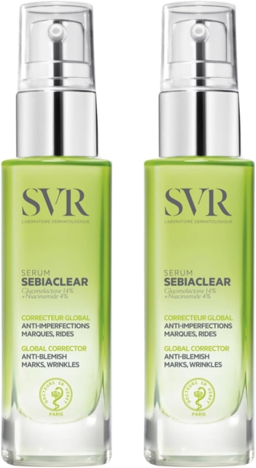 Sérum Sebiaclear SVR 2x30ml soin visage anti-imperfections et anti-rides pour adulte