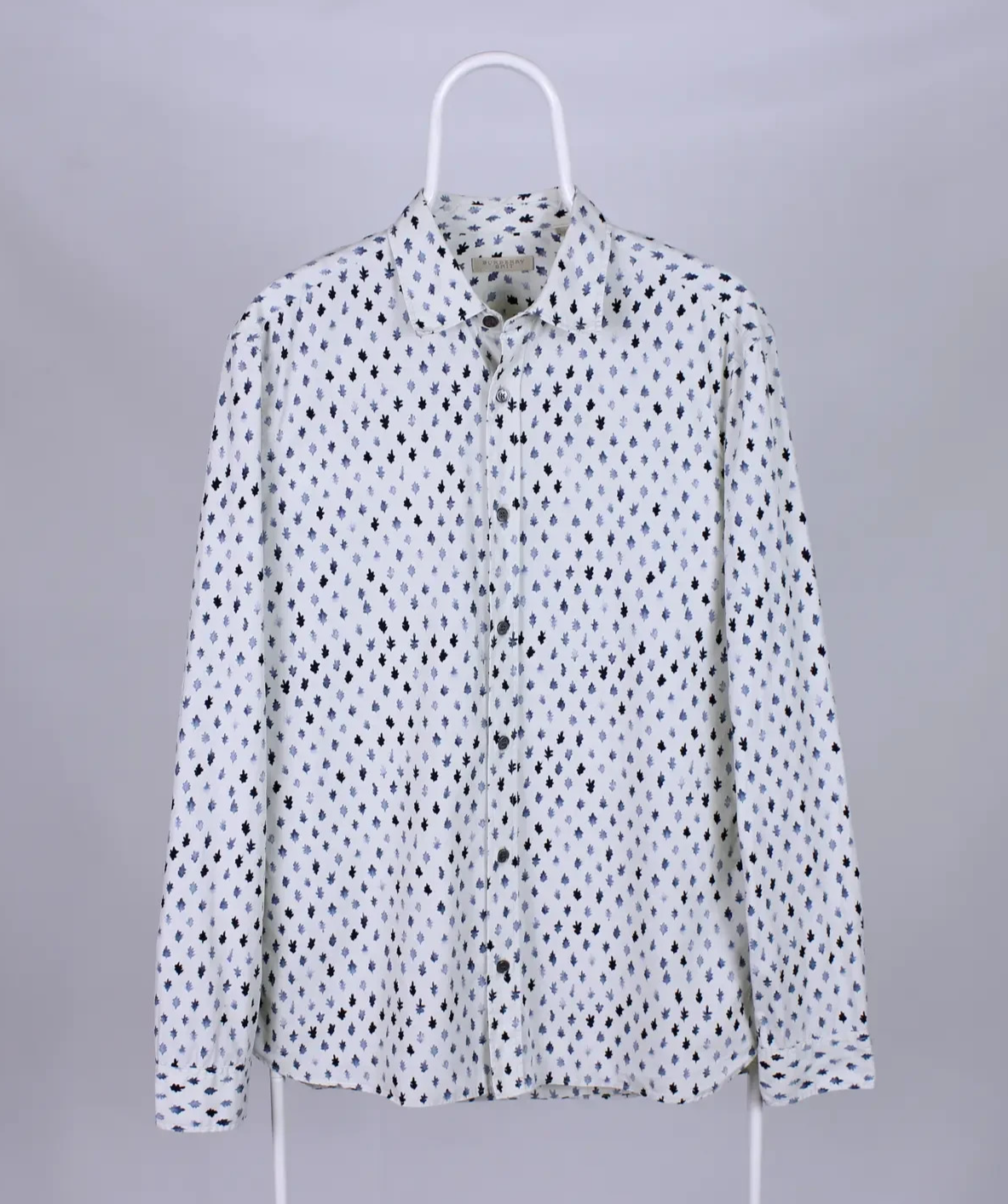 Burberry vintage multi logo button up shirt rare L