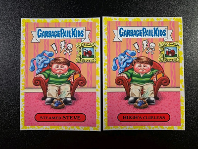 SP Yellow Border Blue's Clues Steve Burns Spoof 2019 Garbage Pail Kids Card Set