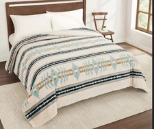 Pendleton Faux Fur Luxe Blanket TWIN 66 x 92" Trail Ridge