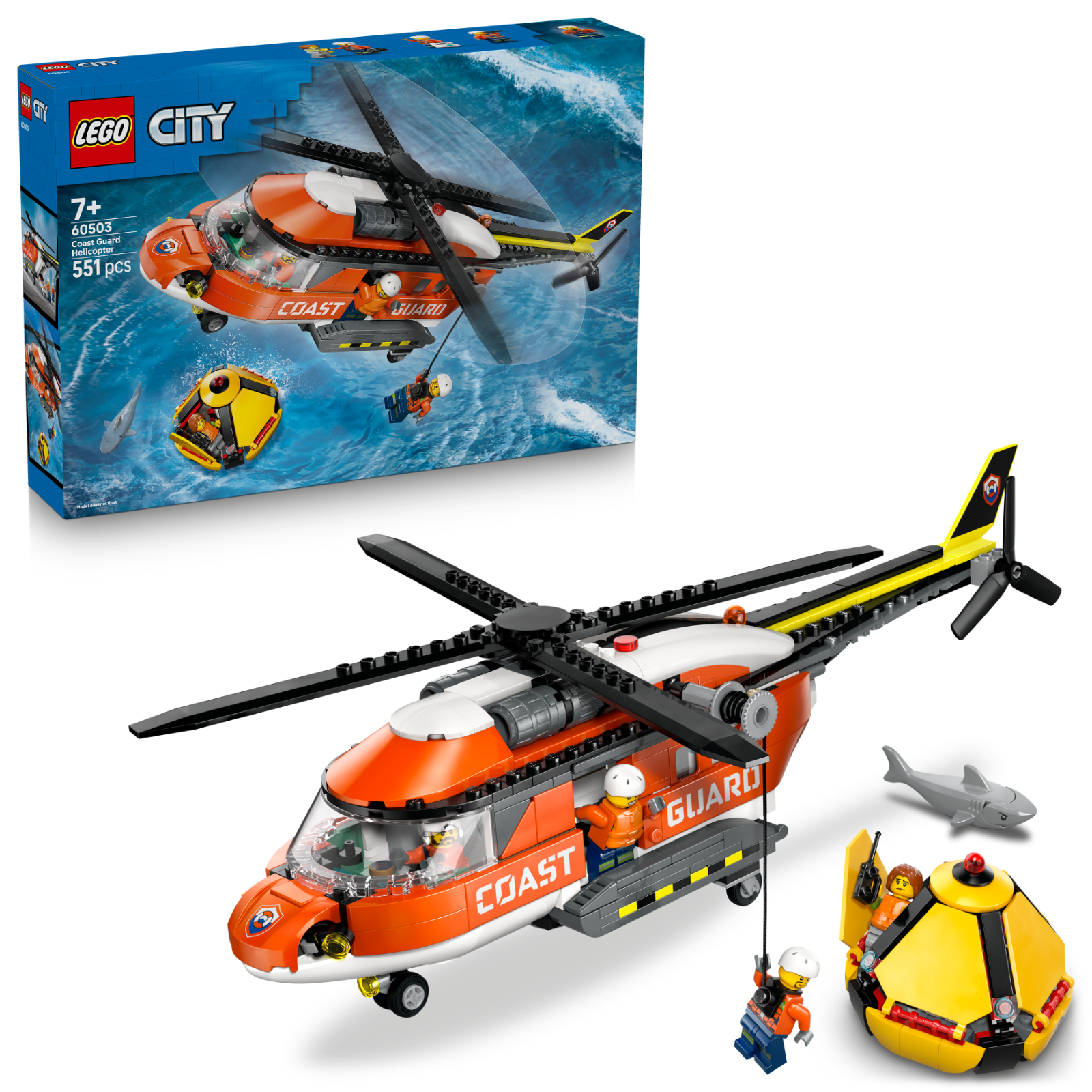 LEGO® City 60503 Hubschrauber der Küstenwache - Bild 8
