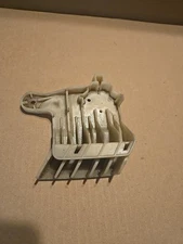 12-18 Infiniti G37 OEM headlamp retainer bracket LH driver side (63057) 202