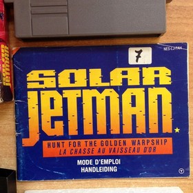 SOLAR JETMAN COMPLET BO&Icirc;TE NOTICE NINTENDO NES PAL B FAH (FR) CIB OVP - Bon &eacute;tat